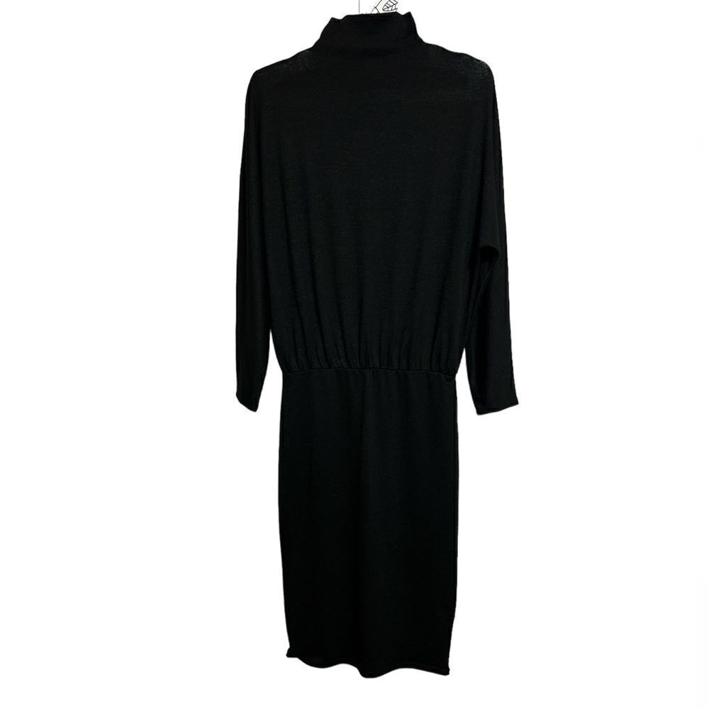 Aritzia Wilfred Free Mock Neck Knitted Long Sleeve Dress